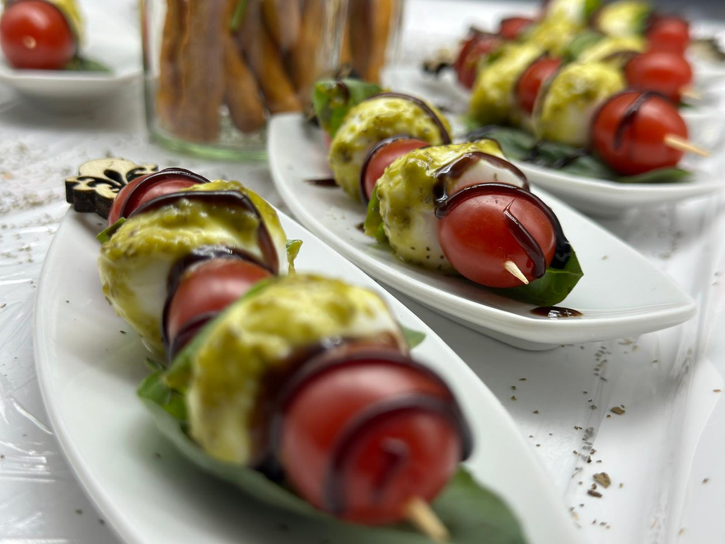 Tomate-Mozzarella-Spieß