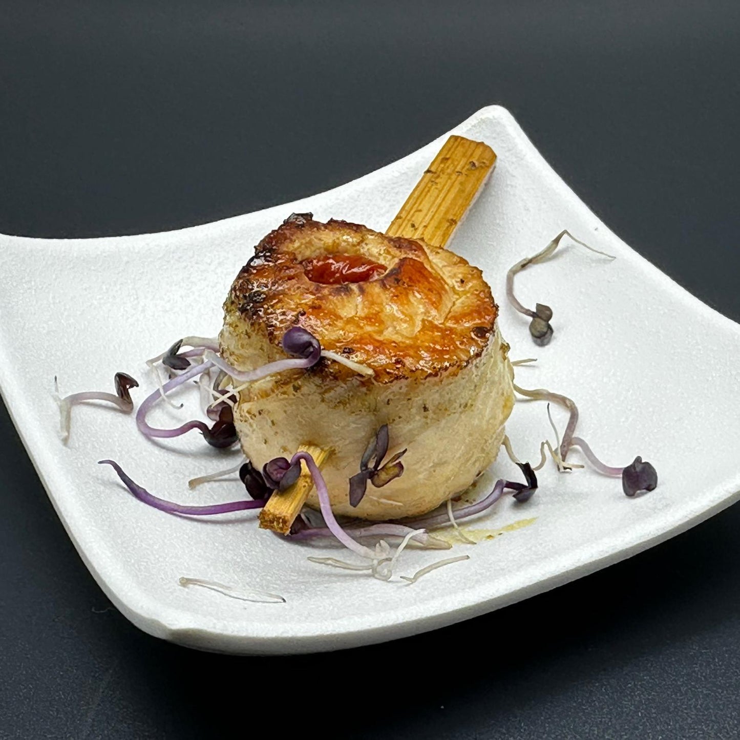 Chik'n Tomato Oliven Rolle