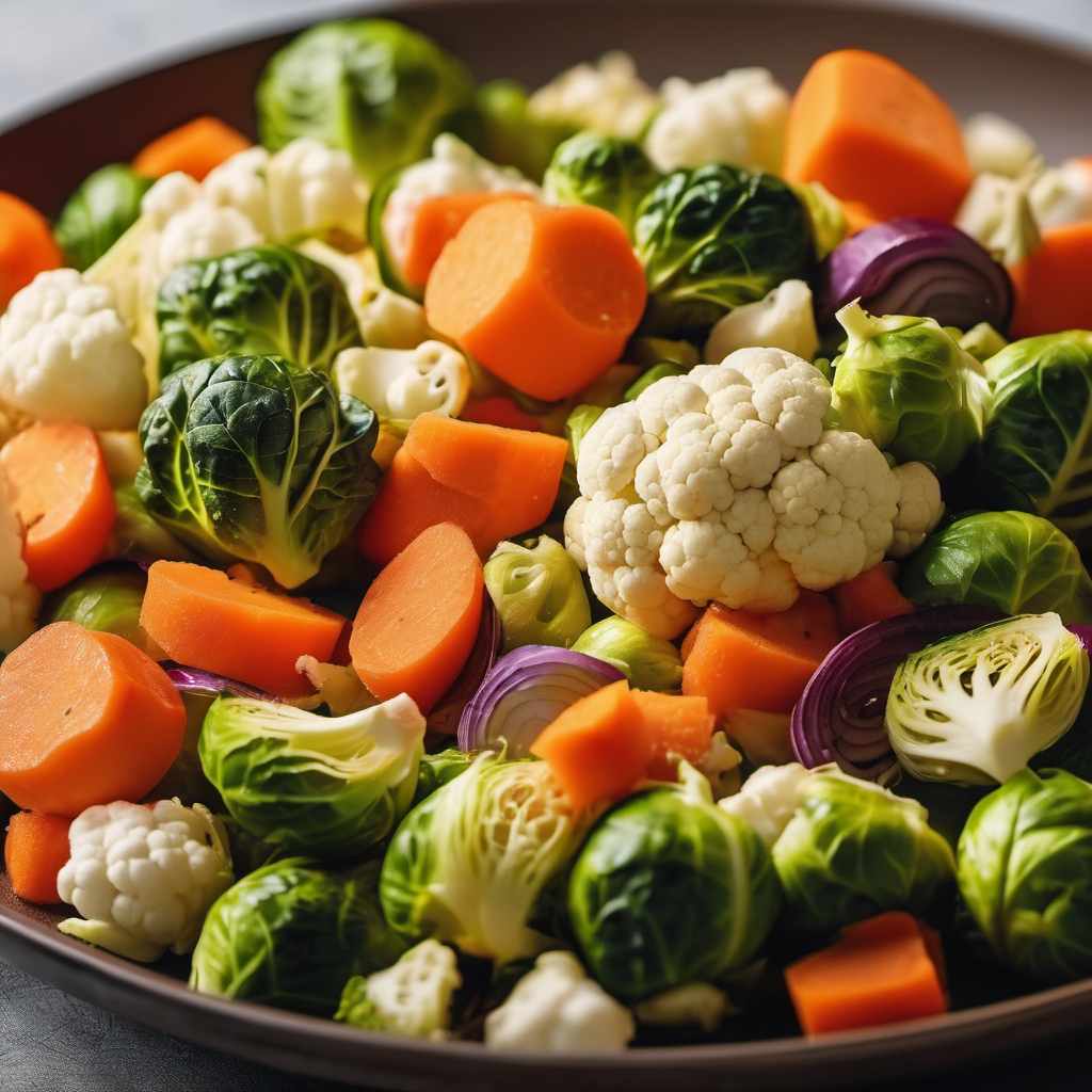 Kaisergemüse mit Sauce Hollandaise