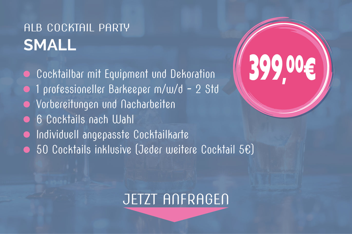 Alb Cocktail Paket 50 Inklusive