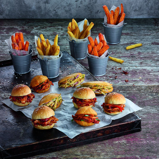 Pulled Chikn® Slider Bbq - Fingerfood Catering Ulm