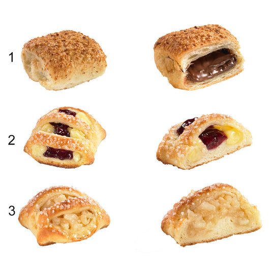 Mini Nougat-Tasche - Mini Kirsch-Vanille-Tasche - Mini Apfel-Tasche